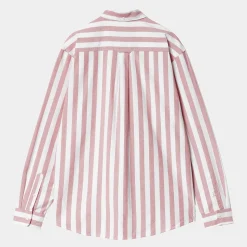 Homme Carhartt Wip Chemises-- Chemise Dillion - Rose