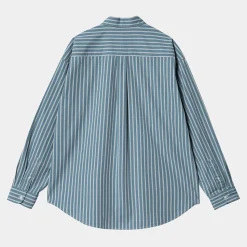 Homme Carhartt WIP Chemises-- Chemise Ligety - Bleu