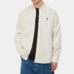 Homme Carhartt WIP Chemises-- Chemise Madison - Blanc