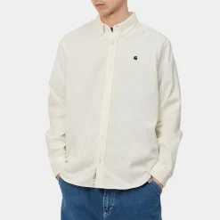 Homme Carhartt WIP Chemises-- Chemise Madison - Blanc