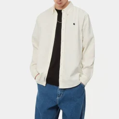 Homme Carhartt WIP Chemises-- Chemise Madison - Blanc