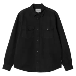 Homme CARHARTT Chemises-WIP - Chemise Santa Fe - Noir