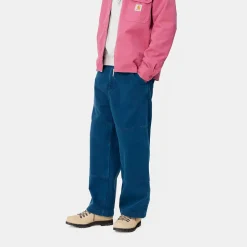 Homme Carhartt WIP Pantalons-- Garrison Pant - Bleu