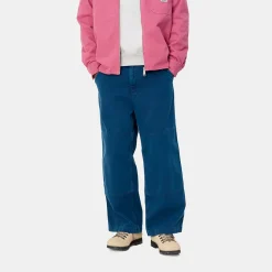 Homme Carhartt WIP Pantalons-- Garrison Pant - Bleu