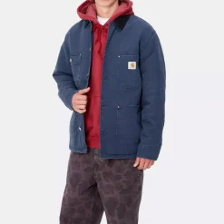 Homme Carhartt WIP L'esprit Merci|Vestes-- Manteau OG Chore - Marine