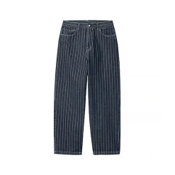 Homme Carhartt WIP Jeans-- Orlean Pant - Bleu