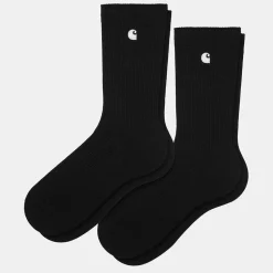 Femme Carhartt WIP Chaussettes|Chaussettes-- Pack Chaussettes Madison - Noir