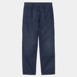 Homme Carhartt WIP L'esprit Merci|Pantalons-- Pantalon Double Knee - Bleu