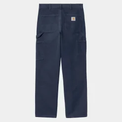 Homme Carhartt WIP L'esprit Merci|Pantalons-- Pantalon Double Knee - Bleu