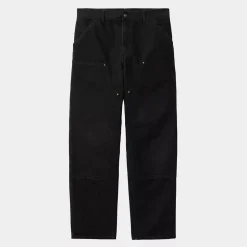 Homme Carhartt WIP L'esprit Merci|Pantalons-- Pantalon Double Knee - Noir