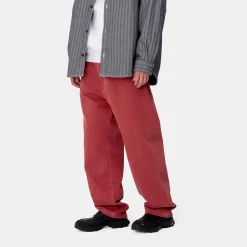 Homme Carhartt WIP Pantalons-- Pantalon Landon - Rouge