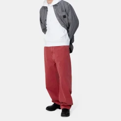 Homme Carhartt WIP Pantalons-- Pantalon Landon - Rouge