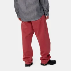 Homme Carhartt WIP Pantalons-- Pantalon Landon - Rouge