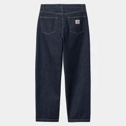 Homme Carhartt WIP Pantalons-- Pantalon Landon - Bleu Rinsed