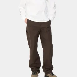 Femme Carhartt Wip Pantalons-- Pantalon Pierce Straight - Marron