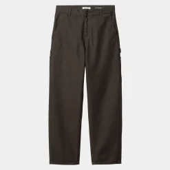 Femme Carhartt Wip Pantalons-- Pantalon Pierce Straight - Marron