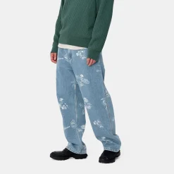 Homme Carhartt WIP Pantalons-- Pantalon Stamp - Bleu