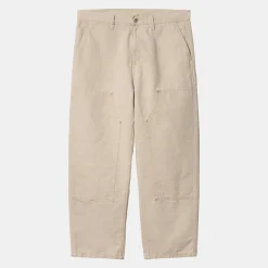 Homme Carhartt WIP Pantalons-- Pantalon Walter Double Knee - Naturel