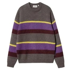Homme Carhartt WIP Mailles-- Pull Merton - Violet