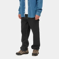 Homme Carhartt WIP Jeans-- Single Knee Pant - Noir