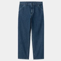 Homme Carhartt WIP Jeans-- Single Knee Pant - Bleu