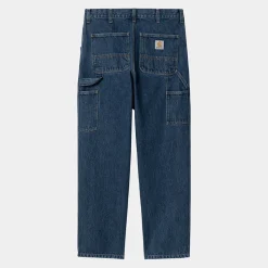 Homme Carhartt WIP Jeans-- Single Knee Pant - Bleu