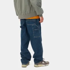 Homme Carhartt WIP Jeans-- Single Knee Pant - Bleu