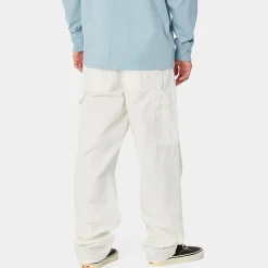Homme Carhartt Wip Pantalons-- Single Knee Pant - Blanc