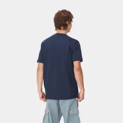 Homme Carhartt WIP L'esprit Merci|T-shirts-- T-Shirt Fun Run - Bleu