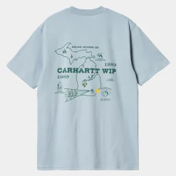 Homme Carhartt WIP T-shirts-- T-Shirt Home State - Bleu