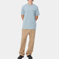 Homme Carhartt WIP T-shirts-- T-Shirt Home State - Bleu
