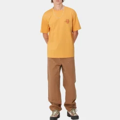 Homme Carhartt WIP T-shirts-- T-Shirt Hotel Keys - Jaune