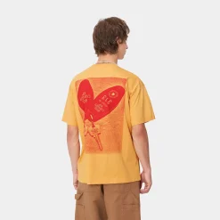 Homme Carhartt WIP T-shirts-- T-Shirt Hotel Keys - Jaune