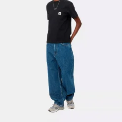 Femme Carhartt WIP T-shirts-- T-Shirt Pocket - Noir