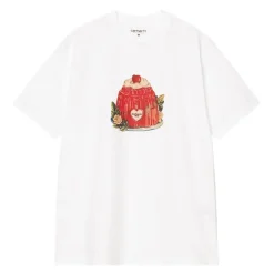 Homme CARHARTT T-shirts-WIP - T-shirt Pudding - Blanc