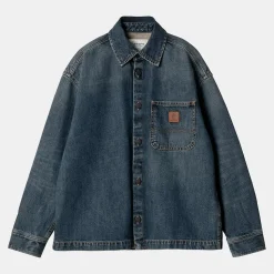 Femme Carhartt WIP Vestes-- Veste Chemise W' Lovilia - Bleu