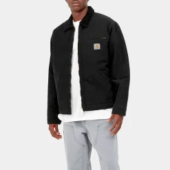 Homme Carhartt WIP Vestes-- Veste OG Detroit - Noir Aged