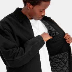 Homme Carhartt WIP Vestes-- Veste OG Detroit - Noir Aged