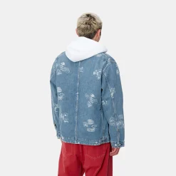 Homme Carhartt WIP Vestes-- Veste Stamp - Bleu