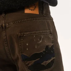 Homme CARNE BOLLENTE L'esprit Merci|Pantalons-- Pantalon Under the Moon - Marron