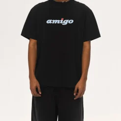 Homme CARNE BOLLENTE T-shirts-- T-Shirt Amigo - Noir