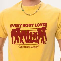 Homme CARNE BOLLENTE T-shirts-- T-Shirt Every Body Loves - Jaune