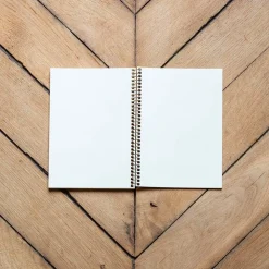 1407 IMPRIMERIE DU MARAIS Écriture-Carnet A5 à spirale - Kraft & Vert