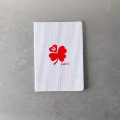 2962 BRANDBOOK Écriture-Carnet A5 Merci - Trèfle