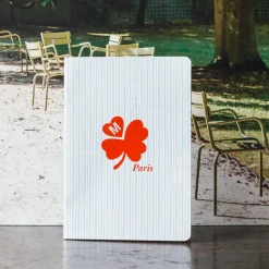 2962 BRANDBOOK Écriture-Carnet A5 Merci - Trèfle