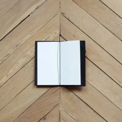 426 DESIGNPHIL Écriture-Carnet de voyage en cuir - Noir