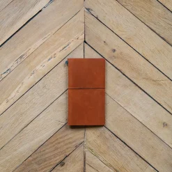 426 DESIGNPHIL Écriture|Maison De Campagne-Carnet de voyage en cuir - Camel