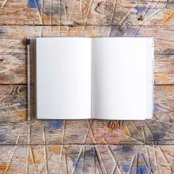 960 MARKS KAMOI Écriture-Carnet Merci - Bleu Azur