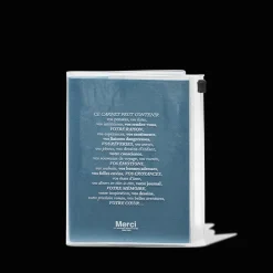 960 MARKS KAMOI Écriture-Carnet Merci - Bleu Azur