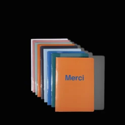 2962 BRANDBOOK Écriture-Carnet Merci - Bleu Marin et Rouge